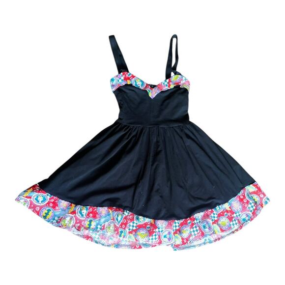 Marvel Comics Wonder Woman, Bat Girl, Supergirl black comicon cosplay dress M-L - Picture 5 of 8